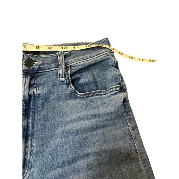 MOTHER Jeans Rambler Ankle Wide Leg Zip Crop 30 We the Animals Stretch Casual - Picture 5 of 14